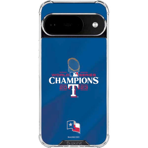 2023 World Series Champions Texas Rangers Google Pixel 10 Clear Case